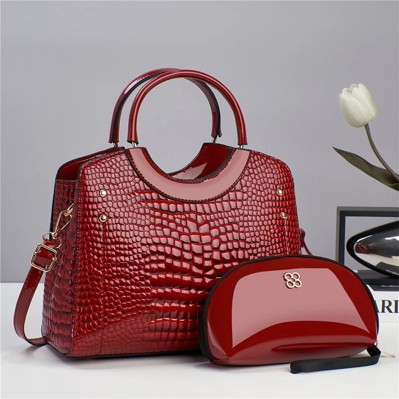 2024 Bags Women Handbags Ladies Trendy Products Pu Leather Handbag Set For Lady Tote Bag