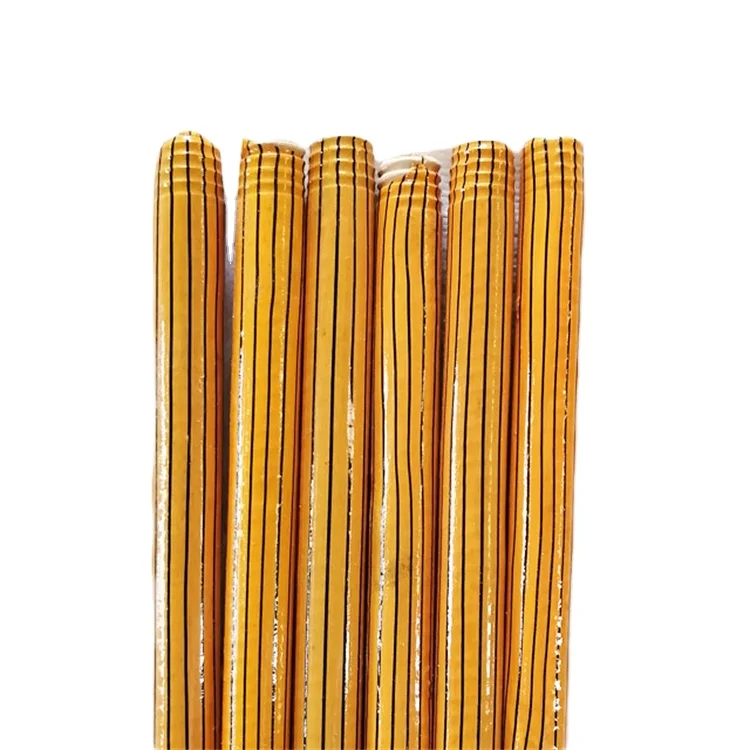Factory Direct Sale Black Line Design Wooden Broom Handle Cheap PVC Coated Wooden Mop Stick