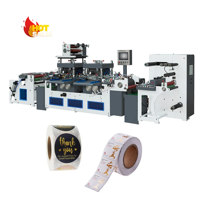 High Speed Roll to Roll Hot Foil Stamping Die Cut Machine Rotary Hot Foil Stamping And Die Cutting Machine