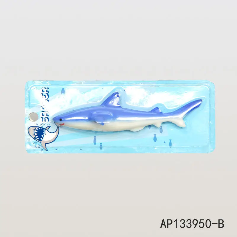 OEM wholesale Custom school supplies 3d fish shape Eraser for children PVC material rubber cute pencil Eraser for kid