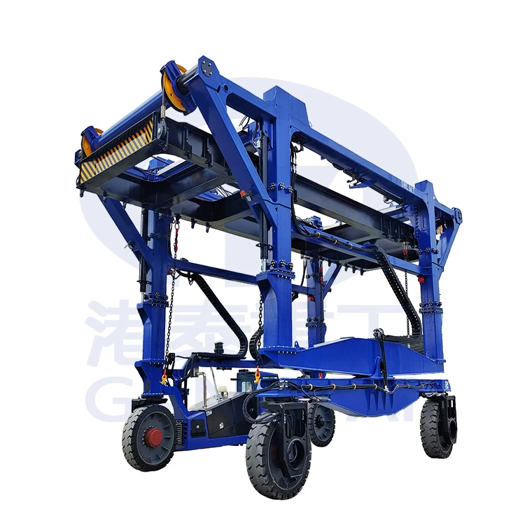 50t Straddle Carrier Rtg Type Rubber Tyred Container Gantry Crane