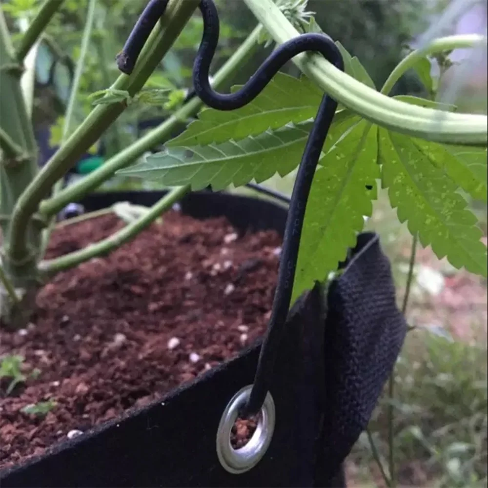 Бесплатные образцы, 5 упаковок, горшок для выращивания растений, 5 галлонов/19 литров, горшок из ткани, тяжелые нетканые мешки для выращивания из войлока