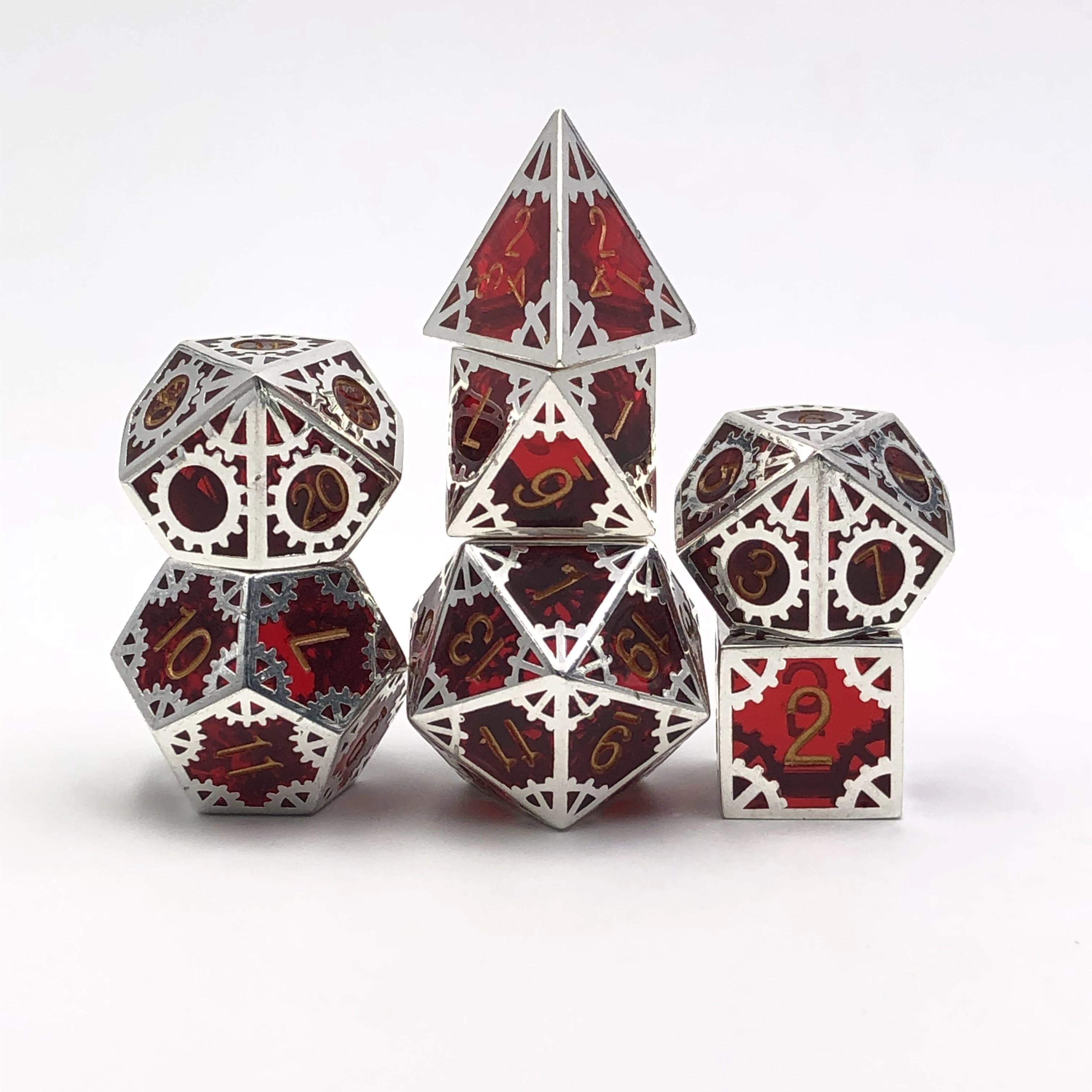
Resin Crystal Polyhedral Dice Professional Custom Resin Dice For Role Playing Dungeon and Dragons RPG 