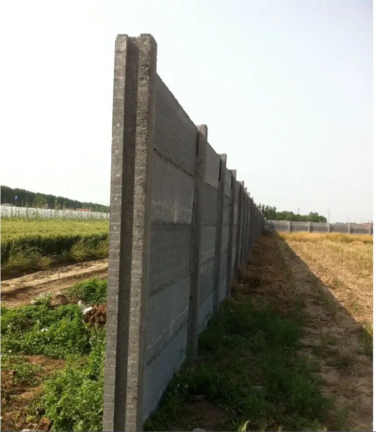 Concrete Prefab  Fence Wall Panel  Machine Precast Concrete Hollow Core Slab Production Line for Fence