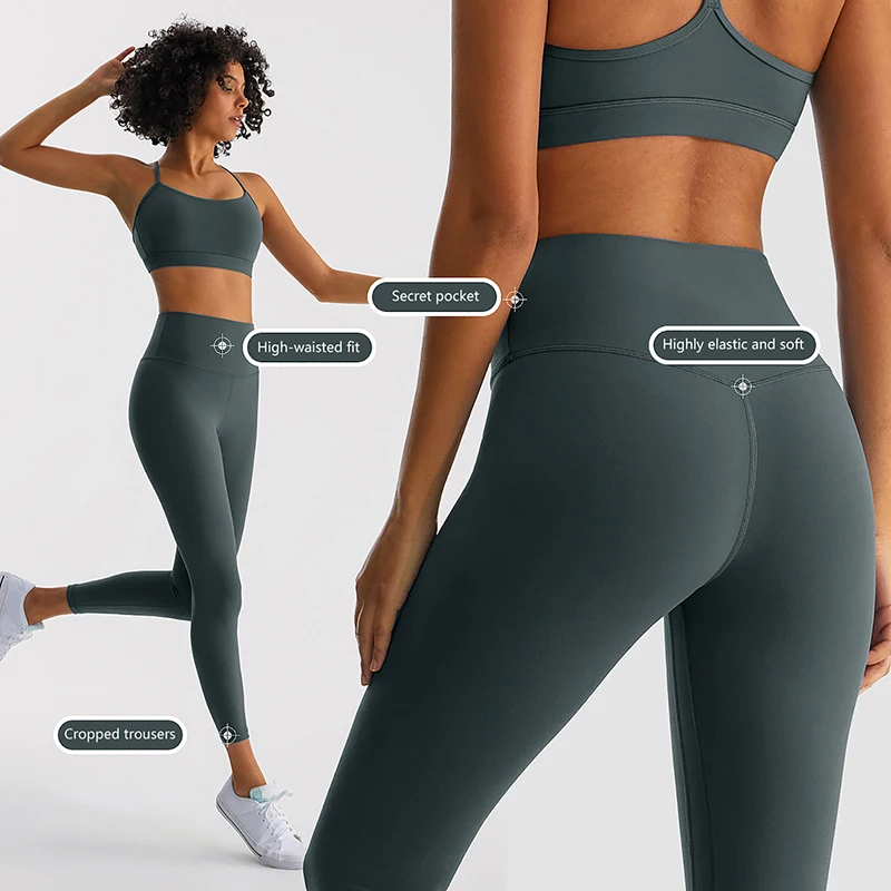 AL O High Waist Spandex Yoga Leggings Al O Logo Plus Size Sweatpants With Compression Print Drawstring Available In XS