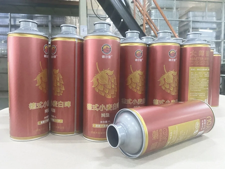 wholesale high quality food grade empty beer can tin plate can beverage can with easy open lid for juice fruit packing