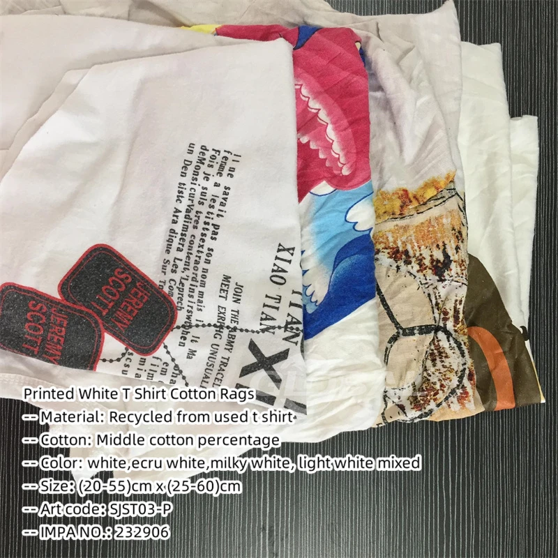 Water & Oil Absorbency Oil Absorption Sterilized Bulk Rags Cotton RagsTextile Waste With Best Cotton Rags