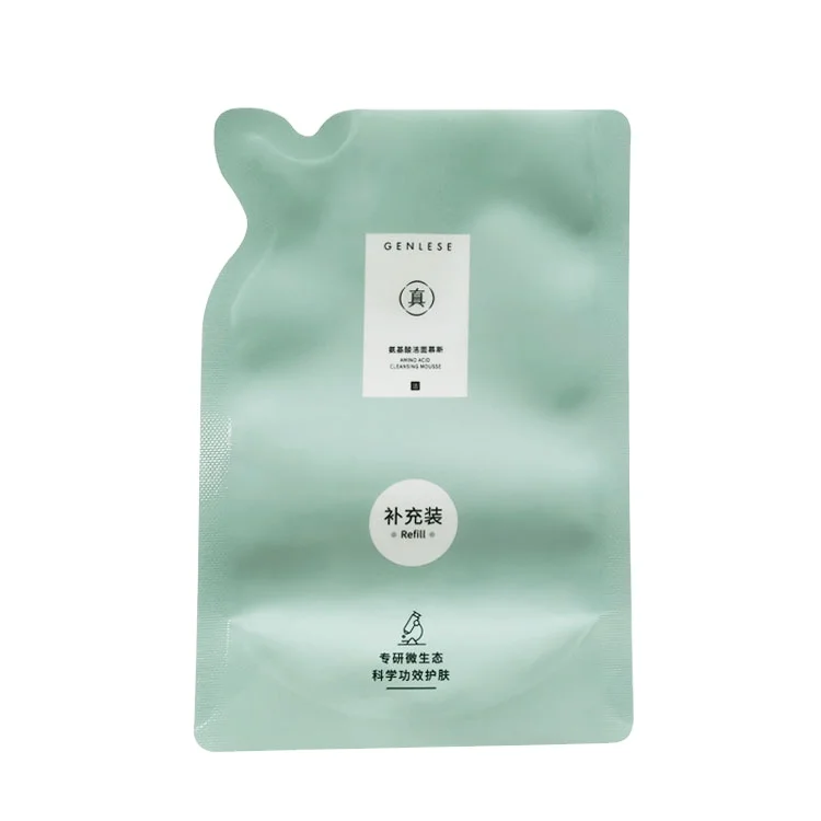 china xintianli factory shape packaging stand up liquid packaging bag with strong sealing detergent pouch