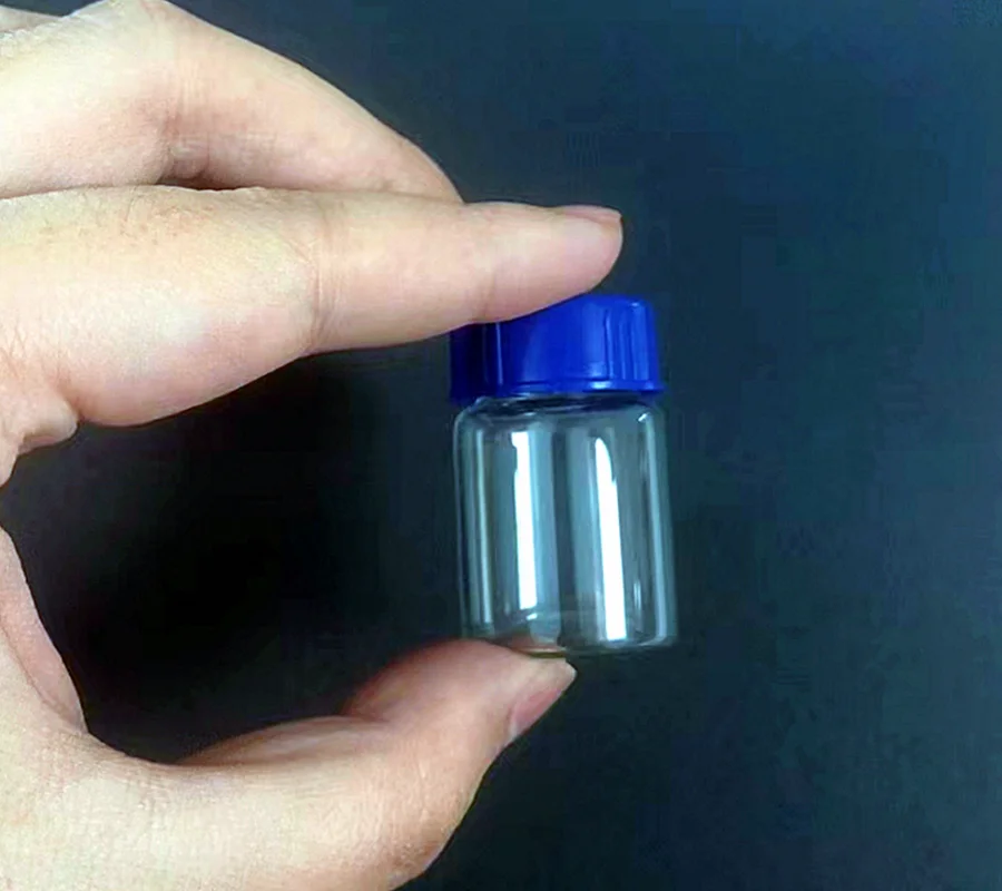 6ml Clear Mini Glass Jar with Plastic Lid 720 Pcs Pack