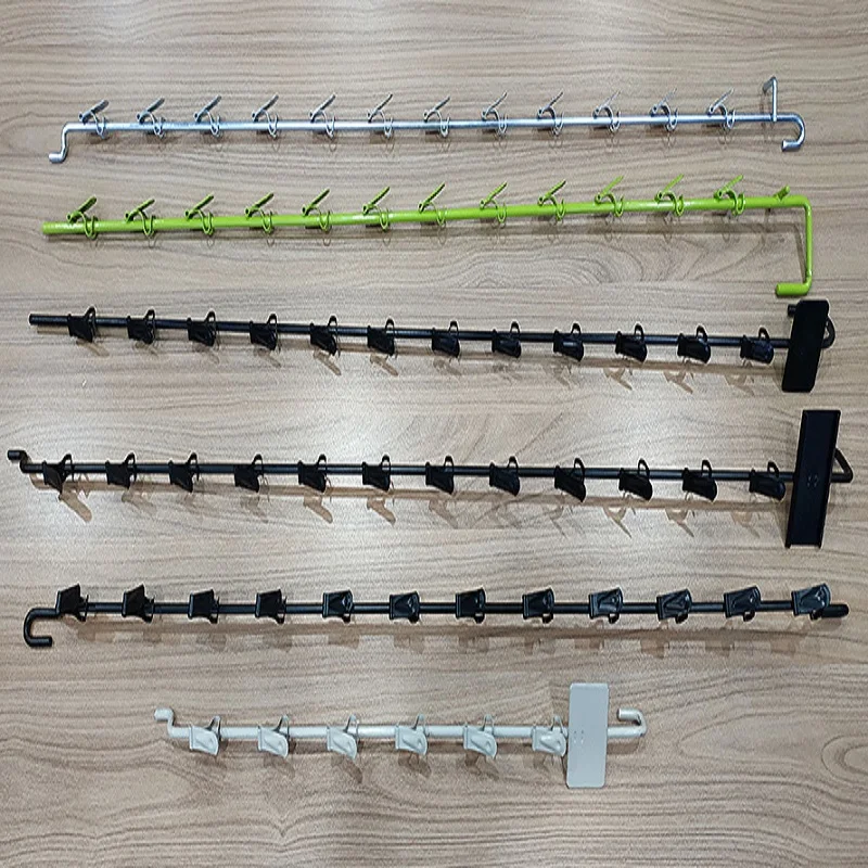 Display Snack Bags Hanger Strip Hanger Merchandiser Display Rack with Clips