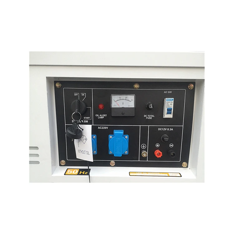 Factory price  6kva 5kw power portable super silent diesel generator for sale