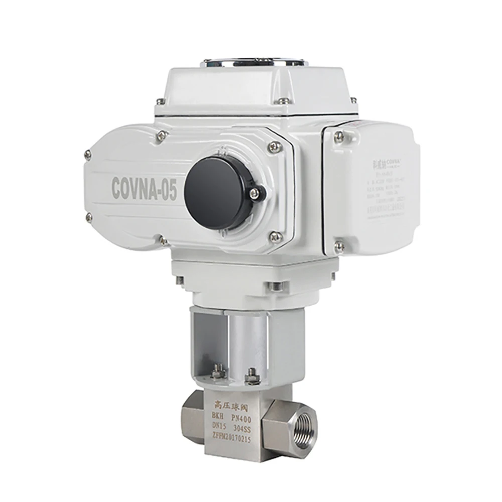 COVNA Water Control Motorized Valves Washing Equipment Electric Actuator Ball Valve High Pressure Ball Valve
