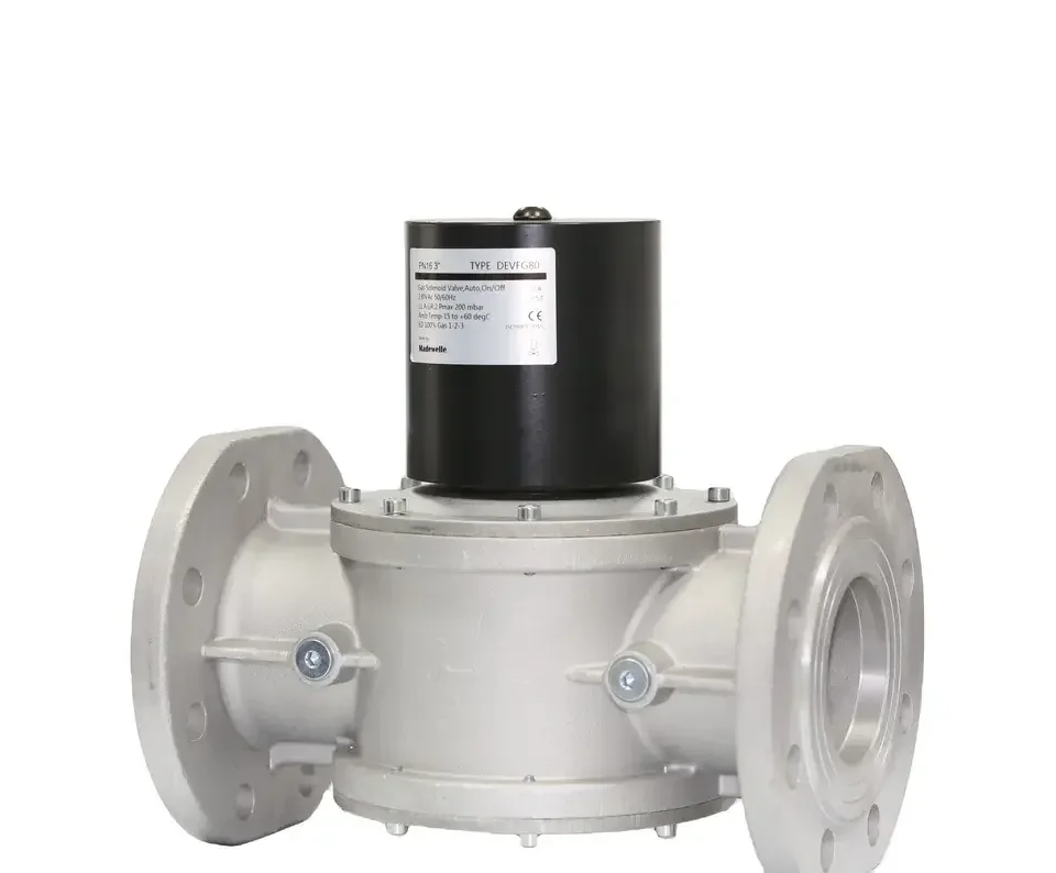 Mass Flow Aluminum Alloy Gas Solenoid Valve Normally Closed