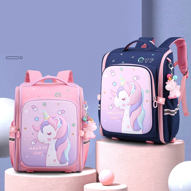 Hot selling New Cartoon Children Cheap  Wholesale Backpack for Kids Girls School Backpack Cute School bag