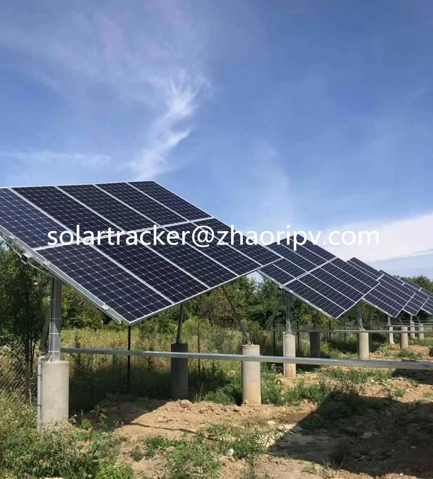 
Easy maintenance On-grid solar tracking system 