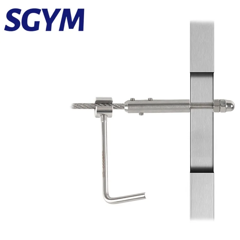 Cable Railing Threaded Stud Tension End Fitting Terminal for 4mm 5/32' Cable Deck Railing Hand Screws