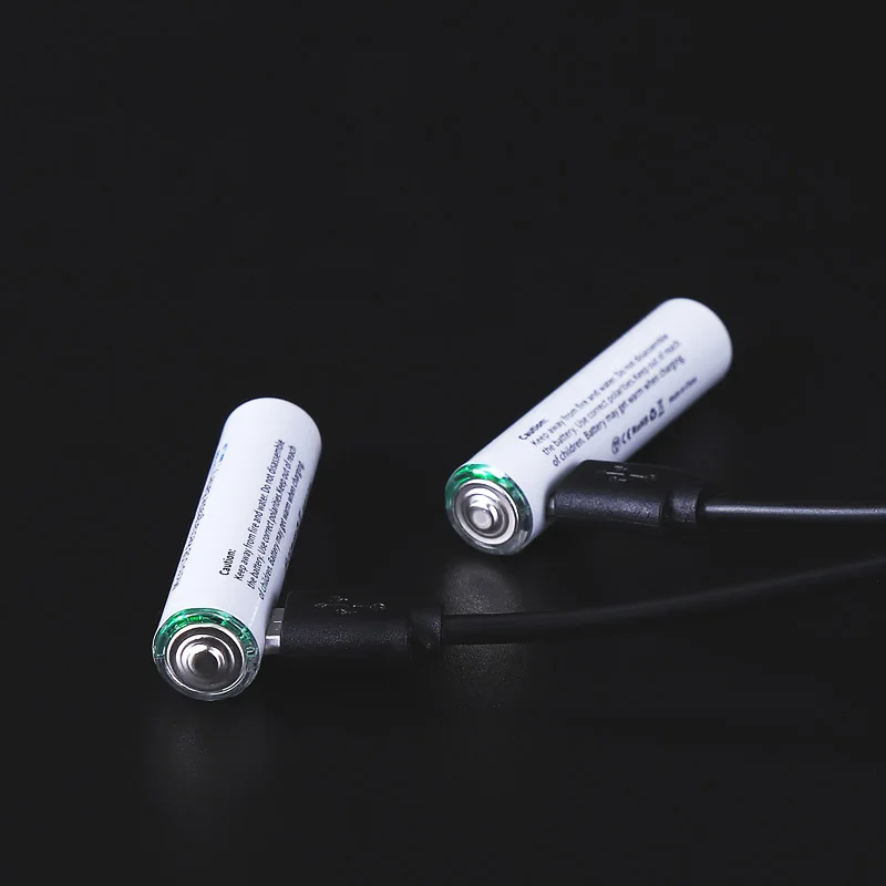 Doublepow Best Selling 1.5V AAA USB Type-C Rechargeable Lithium Ion Battery 1000mWh 600mwh 1.5V Li-ion Battery