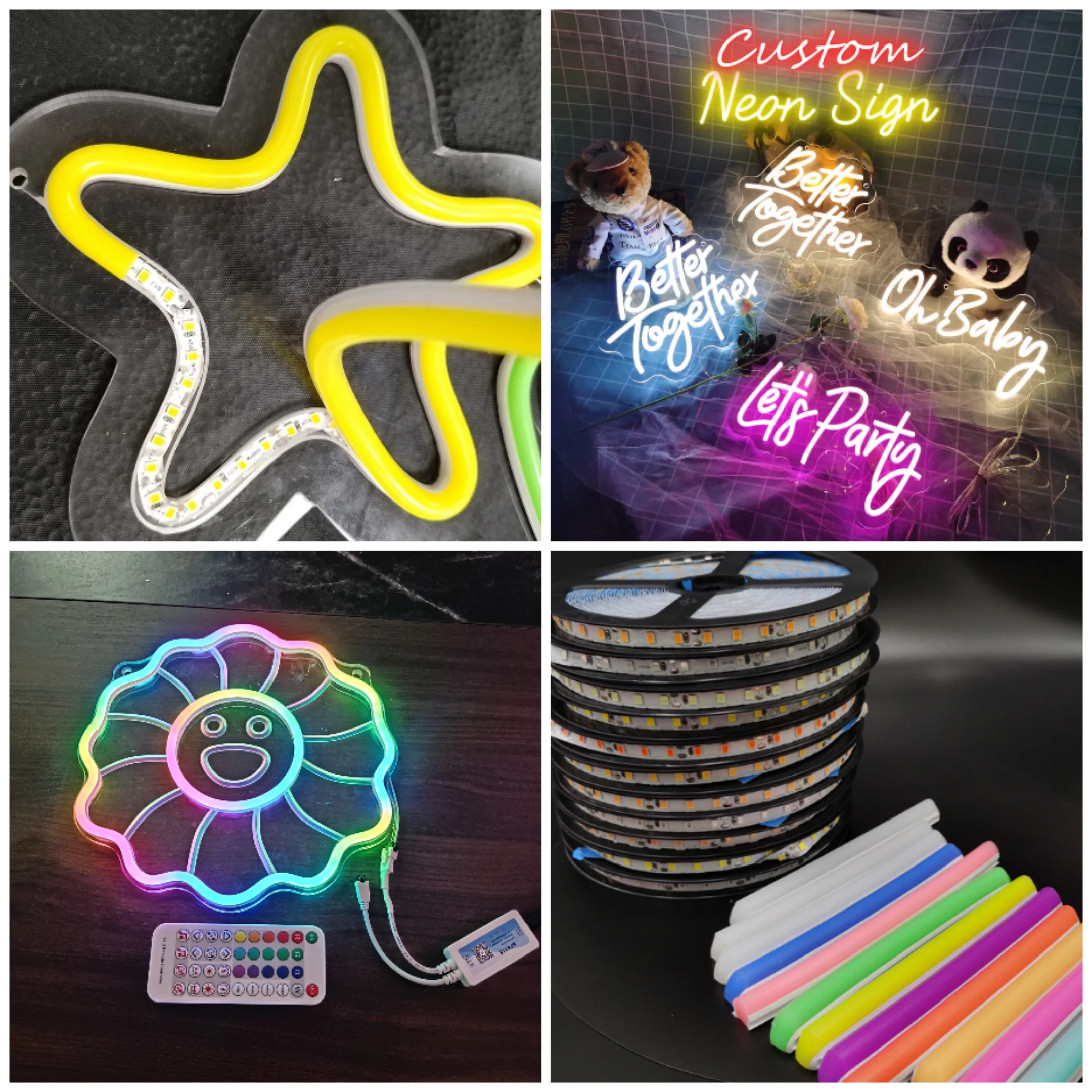 New 2nd Generation Silicone Neon Led Light 6mm 8mm 12mm Flexible Neon Tube Light For Neon Sign Decoration