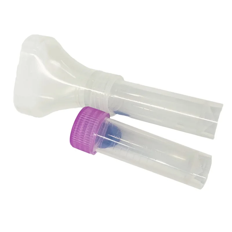 Disposable Sampling Funnel Tube Collector Saliva Collection Rna Dna Test Kit