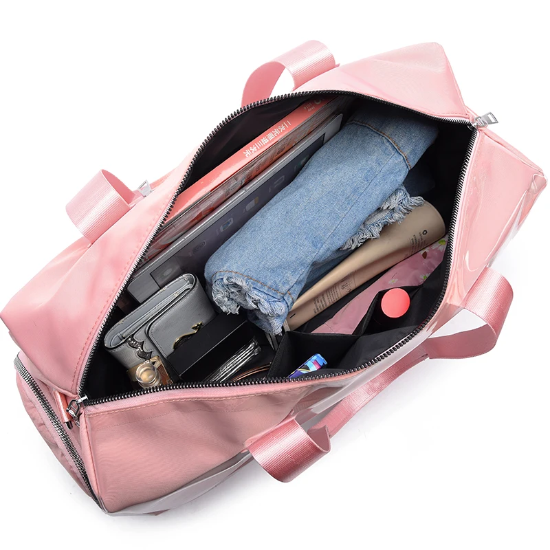 Sports Gym Bag for Men and Women Travel Duffel Bag Workout Bag with Shoes Compartment&Wet Pocket_4