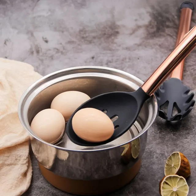 Silicone Kitchen Utensils 10 Piece Cooking Shovel Spoon Set Kitchen Special All Inclusive Kitchen Utensils