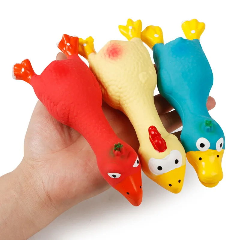 Игрушка-утка из натурального латекса