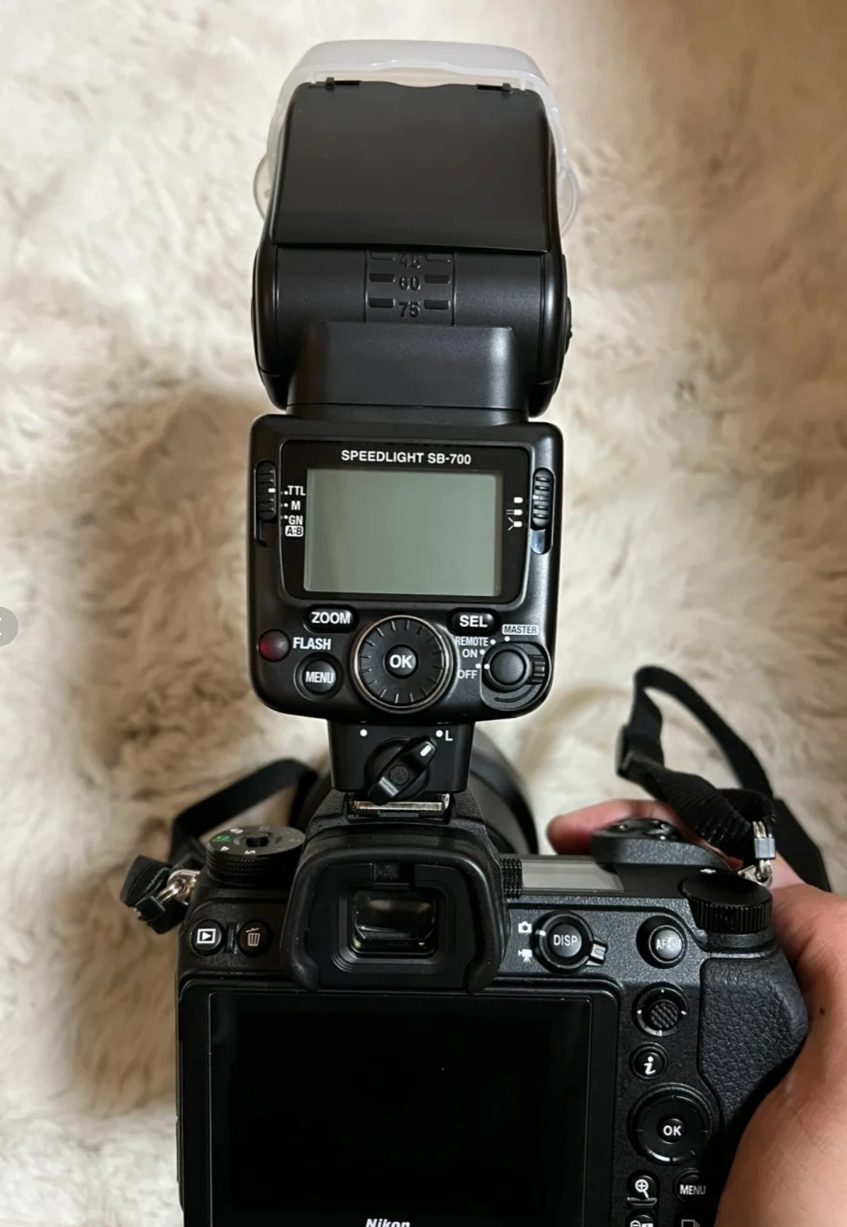 DF Wholesale Portable Wireless Remote Controller SB-700 SB700 AF Speedlight Flash for Digital SLR Cameras