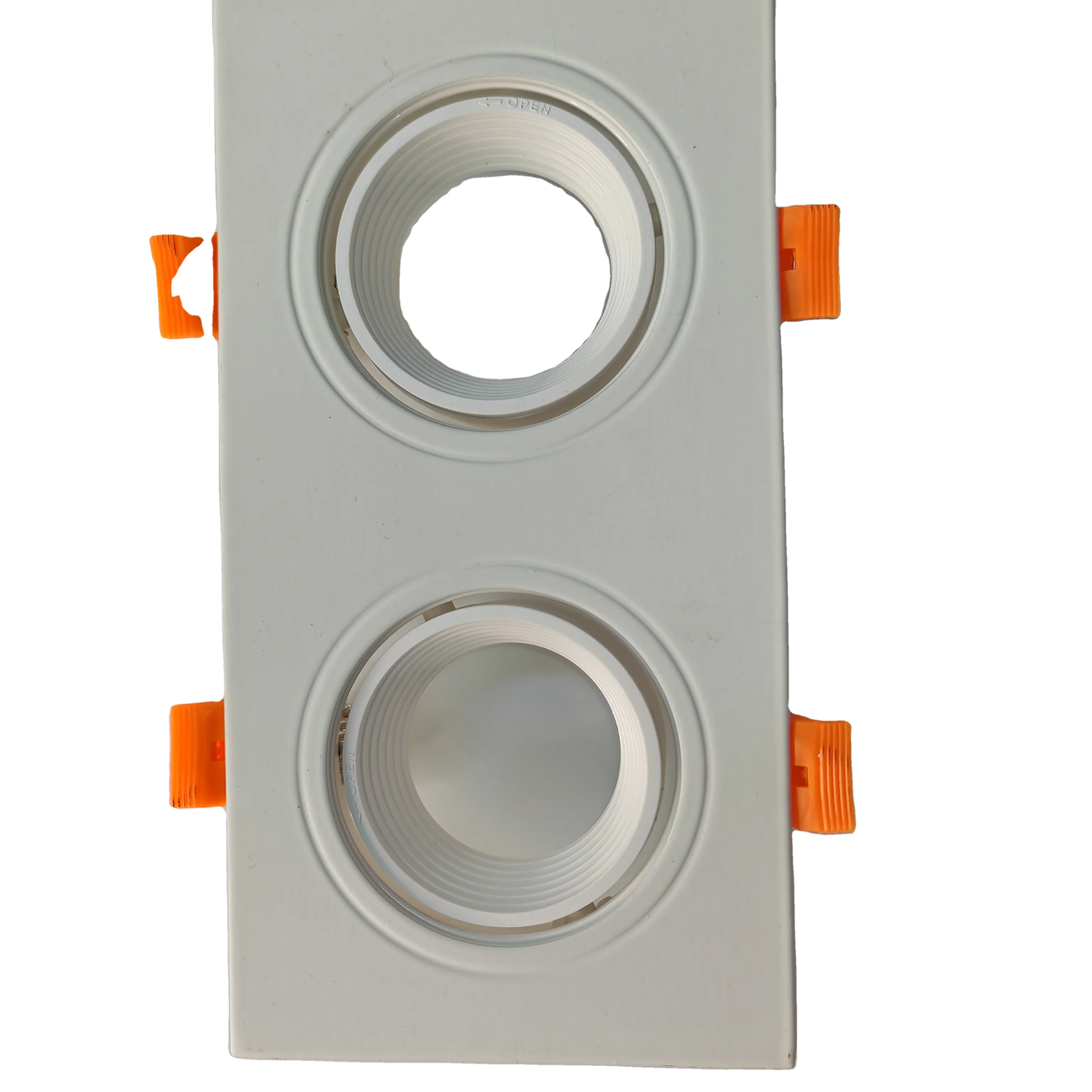 Die Casting Aluminum Led Ceiling Square Spotlight Holder Gu10 Spot Down Light Mr16 Recessed Round Spotlight Fixture Housing