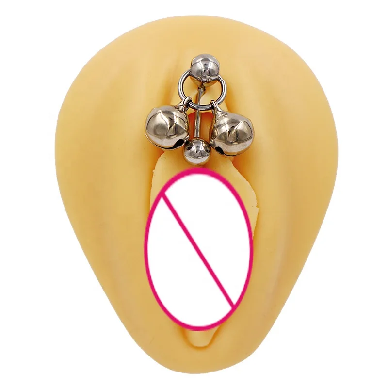 Getta jewelry 316L stainless steel Genitals piercing pictures stone Door Knocker VCH Piercing Barbell