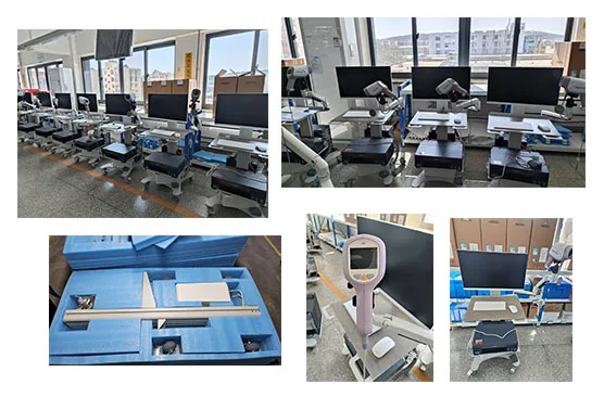 Trolley Type Colposcop with HD Camera Video Colposcope Digital Electronic Colposcopy Colposcope for Gynecology