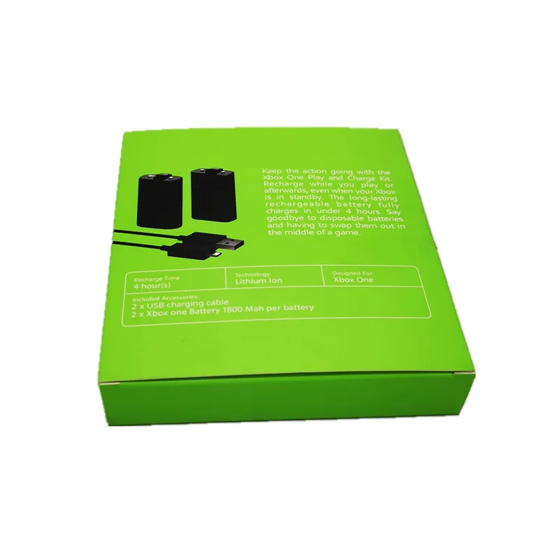  Аккумуляторное зарядное устройство 1800 мАч для беспроводного контроллера Xbox ones с usb кабелем 3