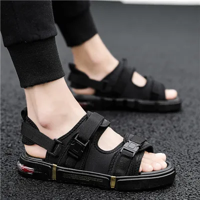 Мужская обувь, пляжные сандалии, тапочки one word, Мужская Уличная пляжная обувь, мужские сандалии