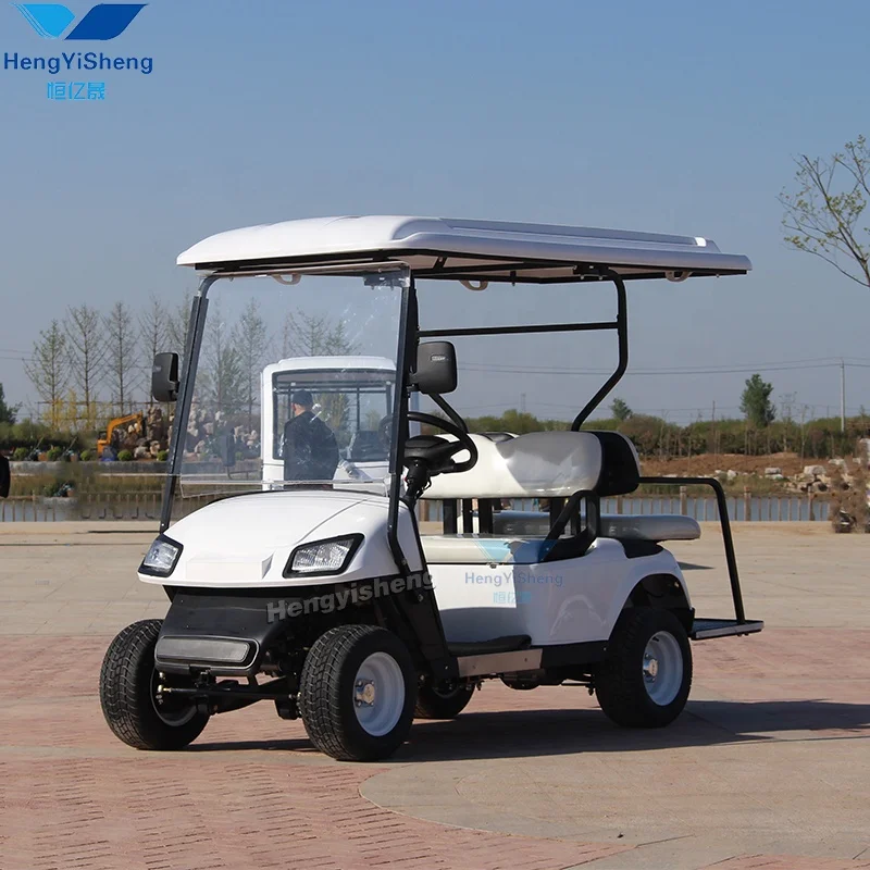 4 Person Competitive Prices Electric Golf Car Utility Golf Cart/Gentleman four-seater luggage cart Small lightweight golf cart