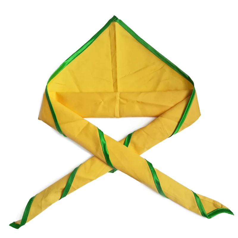 Custom woven T/C fabric scouts neckerchief souct scarf for boys and girls