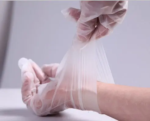 Cheap Plastic Food Grade Hand Gloves Elastic Waterproof Clear CPE Gloves disposable gloves