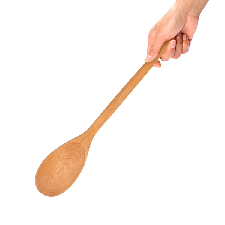 Best Price maple wood serving spoons long handle wooden cooking spoon