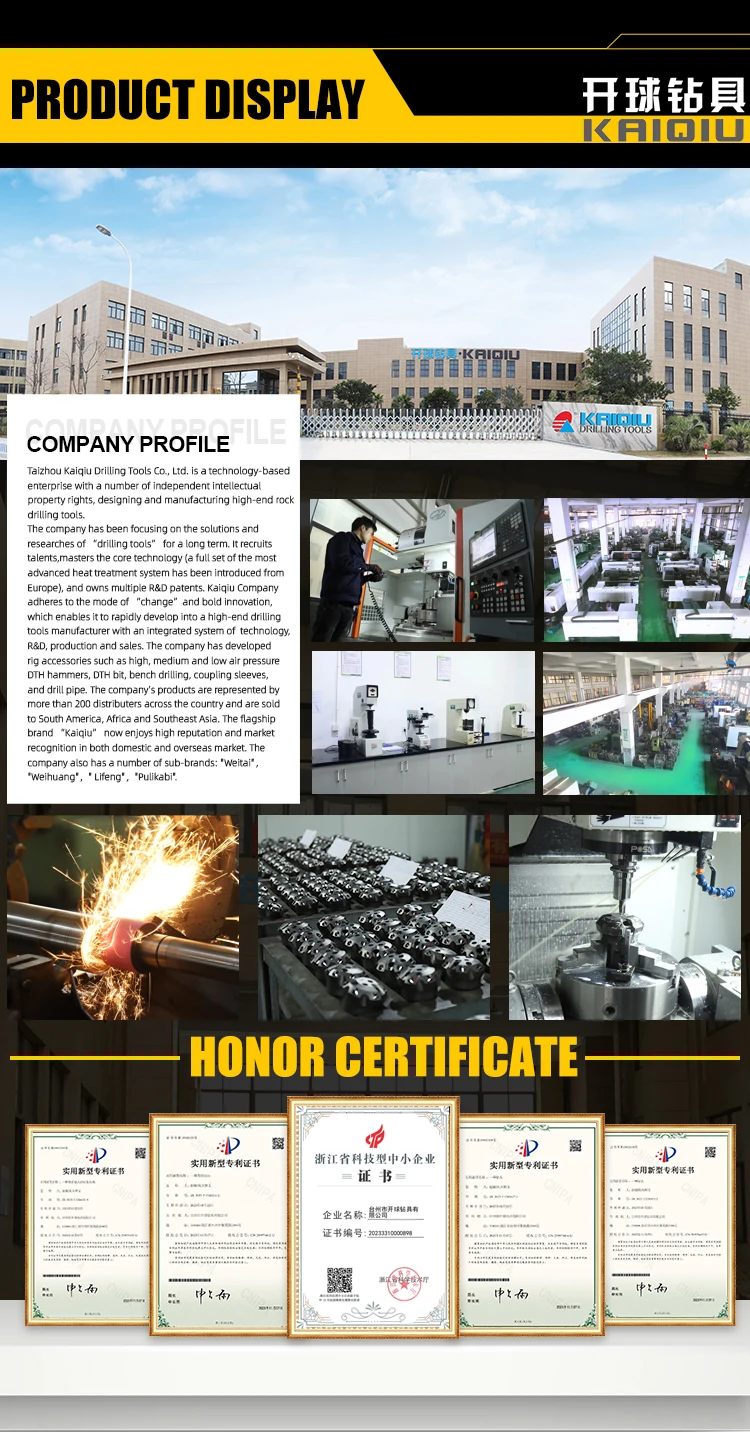 CIR200/KQ200A DTH Hammer for Mining Water Well Drilling Quarry Mineral Blast big Hole Drilling