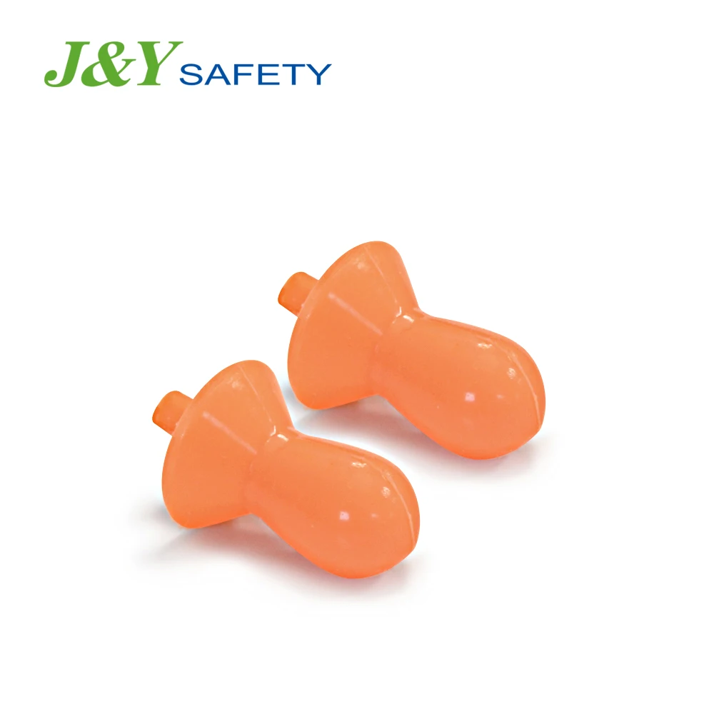 High Quality Silicone Earplugs ANSI Standard Ce Certified for Hearing Protection