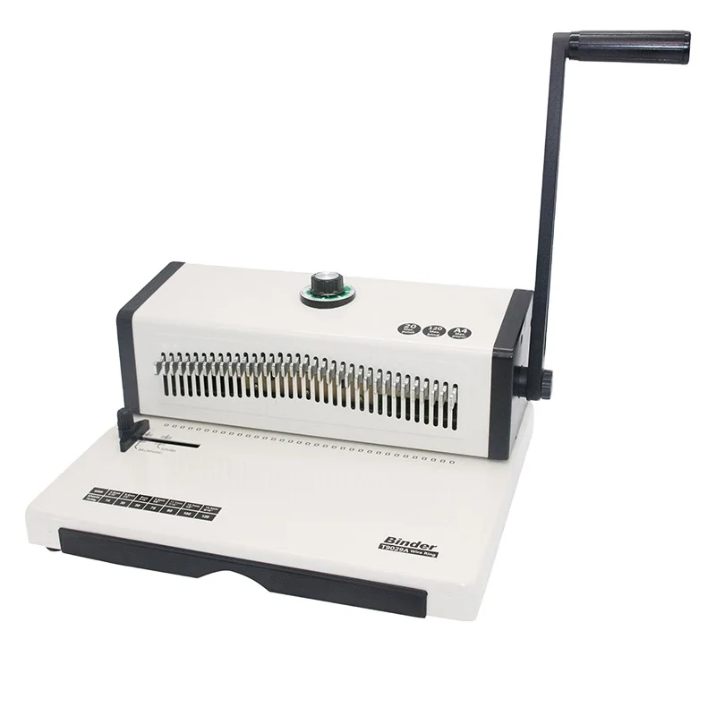 T9029A A4 iron wire 3:1 binding machine with 34 holes