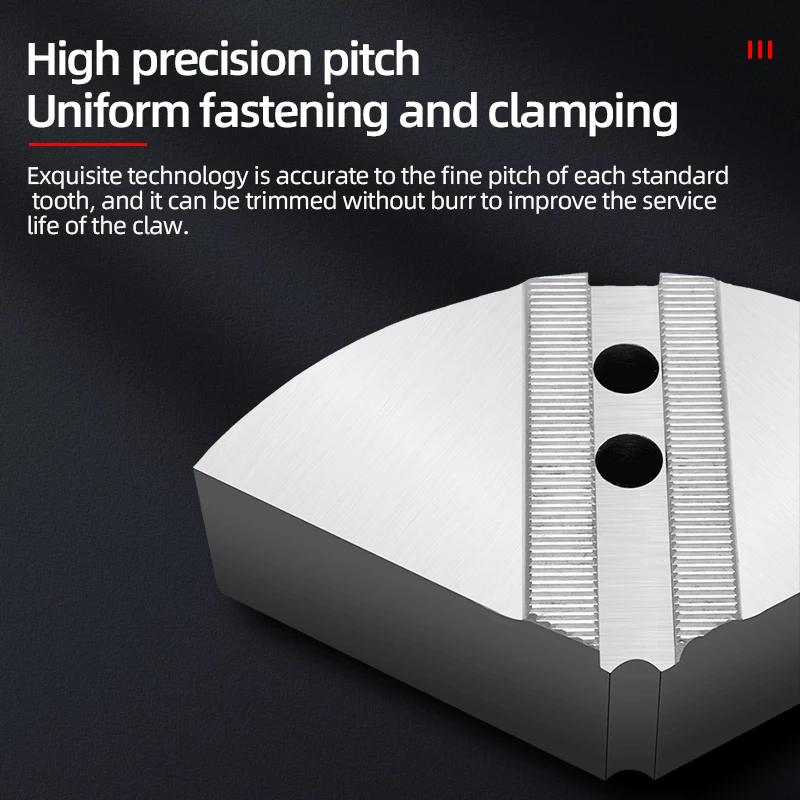 Гидравлический трехчелюстной патрон секционный мягкий коготь необработанный цилиндрический 5 /6/8/10/дюйм