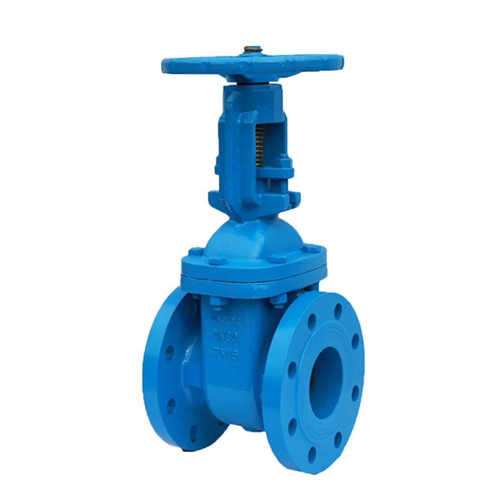 2024 Soft connection rising stem slide cast iron sluice gate valve vale for water use