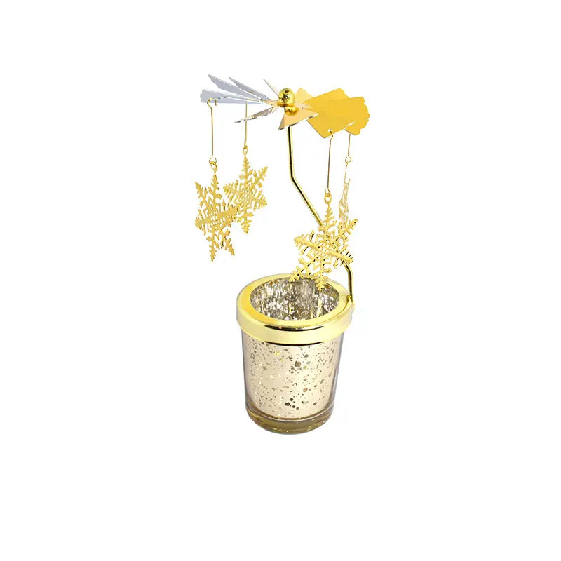  Modern luxury metal decorative bracket modern romantic aromatherapy candle