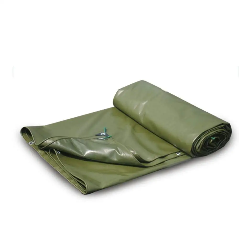 Canvas Tarps Hillman Tarp for Cover Green Truck Canvas Pvc Coated Polyester Other Fabric Herringbone Woven 20 * 20 1000d * 1000d