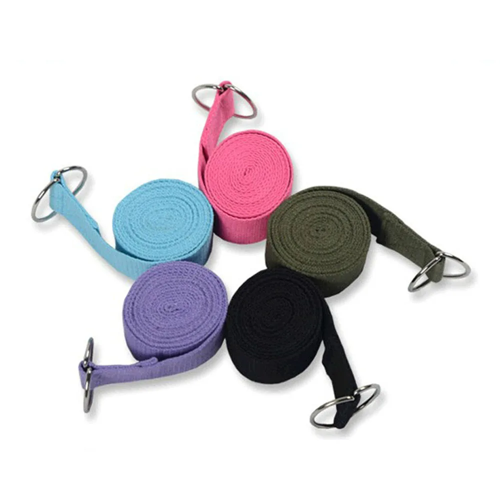 Standard 8 Foot or Extra Long 10 Foot stretching exercise yoga band yoga adjustable exercise bands workout