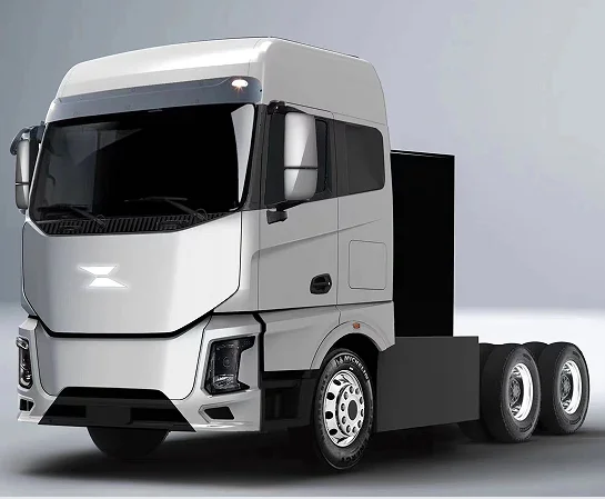 Heavy duty truck cabin with electric vehicle