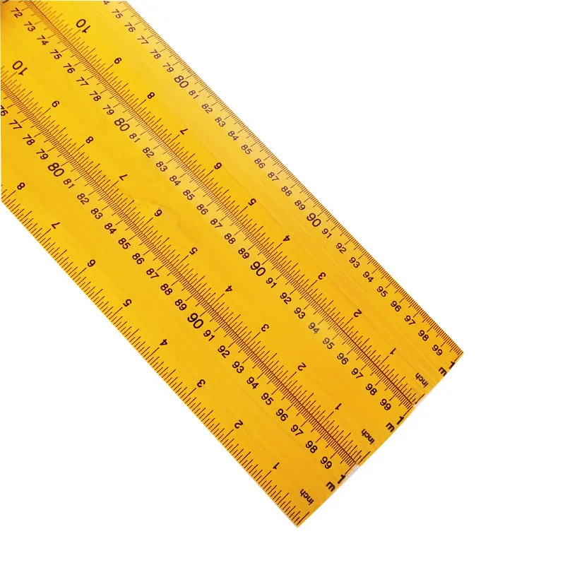 
Good quality 1m Yellow Wooden Rulers 