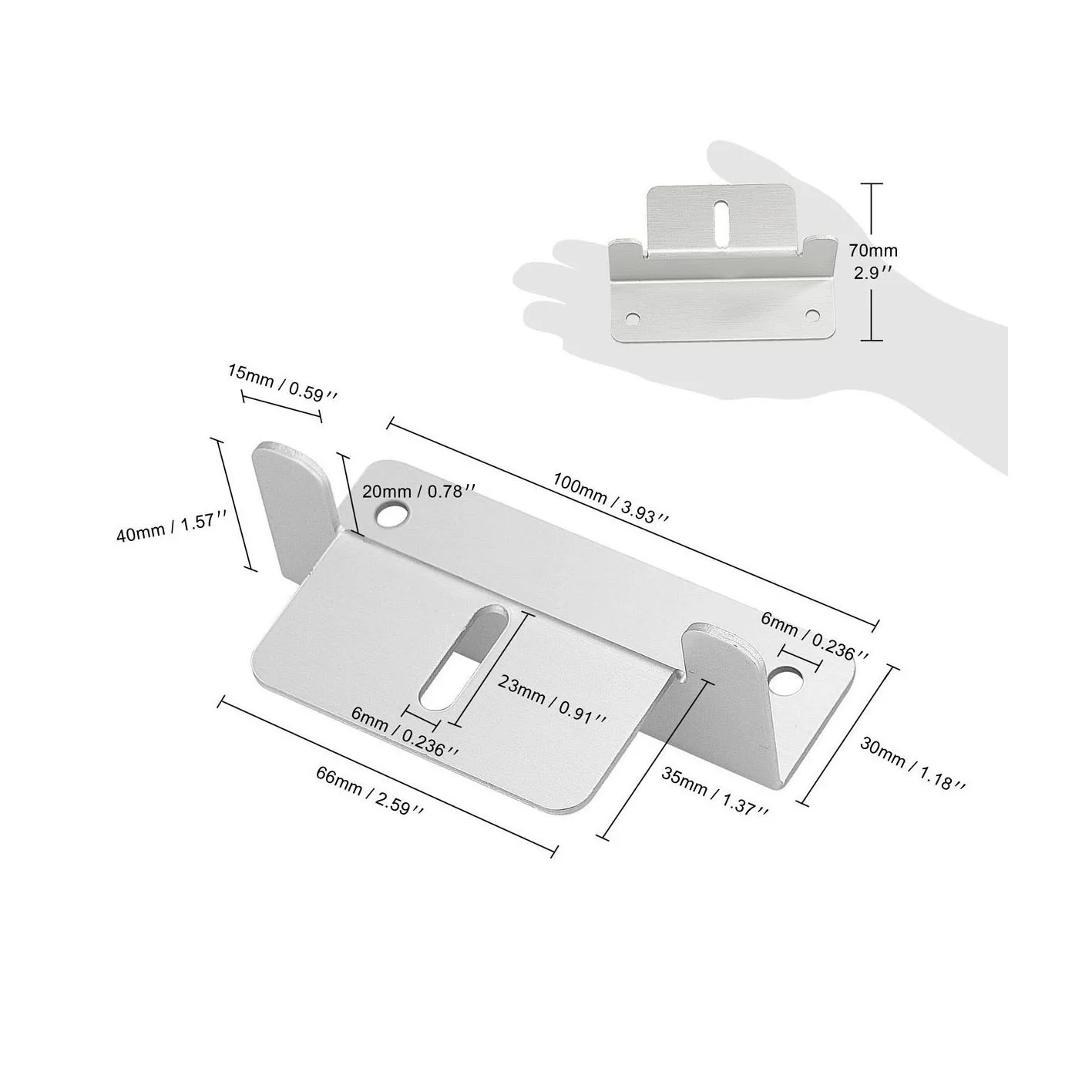 Солнечная панель Z-образный кронштейн монтажный плоский кровельный Настенный алюминиевый