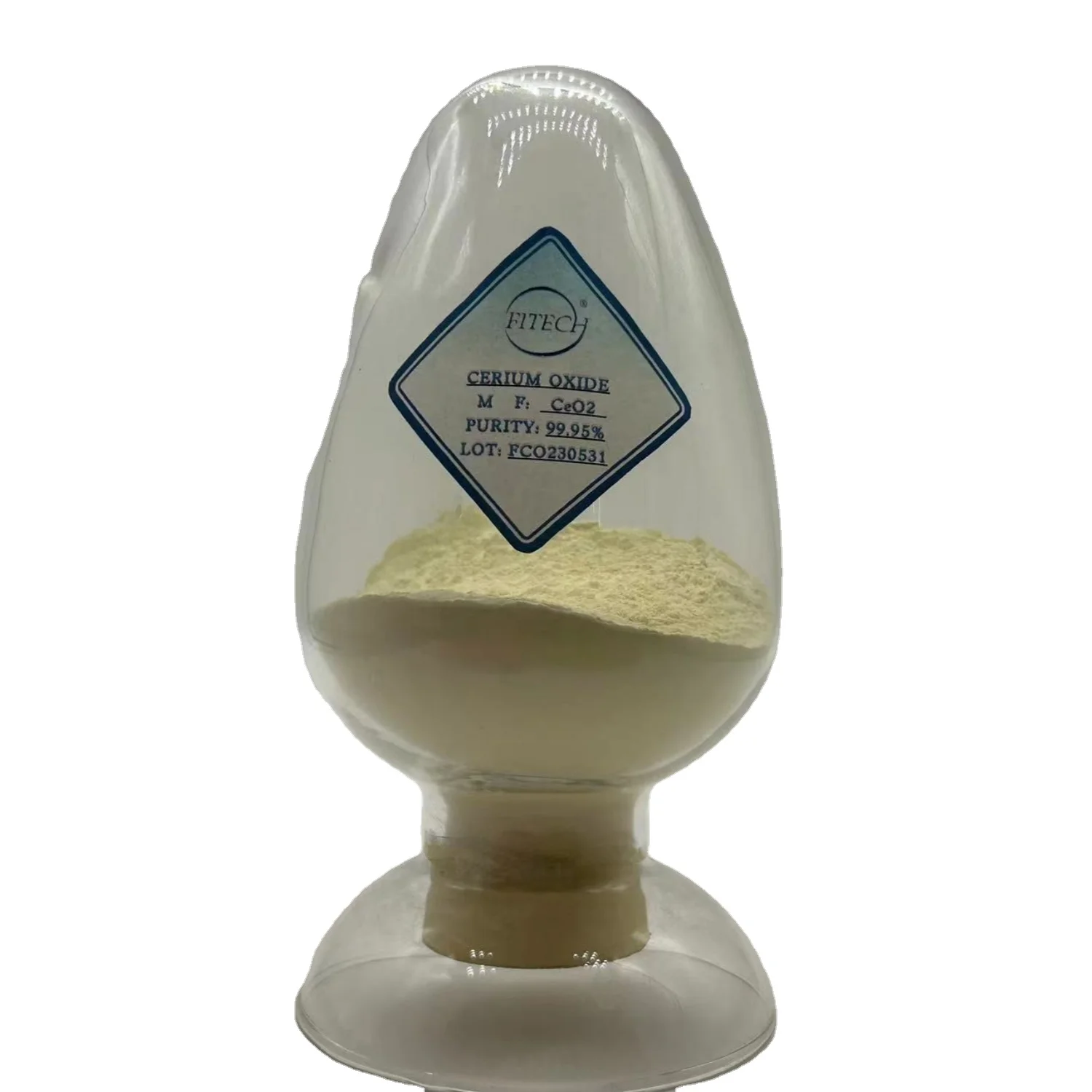 High Purity 99.99% Nano Cerium Oxide 30nm 50nm 100nm 200nm Manufacturer Direct Supply