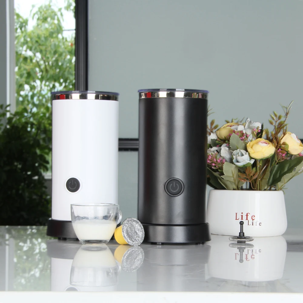 Good Quality Black Home Milk Frother Coffee And Milk Heater For Sale