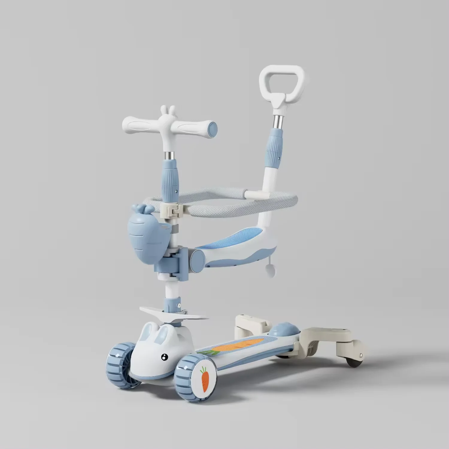 Hot Wholesale 3 Wheel Unisex Scooter for Kids Foldable Baby Tricycle with PU Wheels Hot Sale Kids Bikes and Scooter for Use